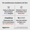 Kobo Clara Colour | Liseuse eBook Couleur | Écran Couleur E Ink Kaleido™ 3 sans Reflets de 6" | Option Mode Sombre | Étanche | L