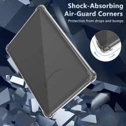 TQQ Étui pour 6 Pouces Amazon Kindle 11e génération 2024 et 2022, Coque arrière Fine et Souple en Caoutchouc TPU avec Bords renf