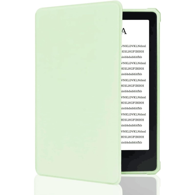 Tqq étui pour amazon kindle 11e génération 2024 et 2022 de 6 pouces, protection complète, veille/réveil automatique, fermeture m