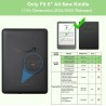 Tqq étui pour amazon kindle 11e génération 2024 et 2022 de 6 pouces, protection complète, veille/réveil automatique, fermeture m