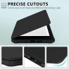 Tqq étui pour amazon kindle 11e génération 2024 et 2022 de 6 pouces, protection complète, veille/réveil automatique, fermeture m
