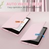 Tqq étui pour amazon kindle 11e génération 2024 et 2022 de 6 pouces, protection complète, veille/réveil automatique, fermeture m