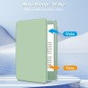FINTIE Étui pour 6" Kindle (11e Génération, Modèle 2024/2022), Étui Transparent en TPU Souple Housse Veille/Réveil Auto, Vert Ag