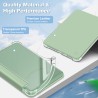 FINTIE Étui pour 6" Kindle (11e Génération, Modèle 2024/2022), Étui Transparent en TPU Souple Housse Veille/Réveil Auto, Vert Ag