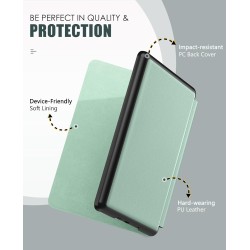 Moko étui compatible avec 7" kindle paperblanc (12th generation-2024) and kindle colorsoft signature edition 2024, etui léger av