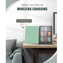 Moko étui compatible avec 7" kindle paperblanc (12th generation-2024) and kindle colorsoft signature edition 2024, etui léger av