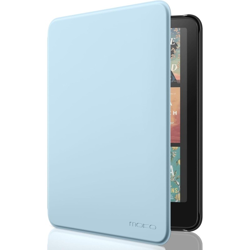 Moko étui compatible avec 7" kindle paperblanc (12th generation-2024) and kindle colorsoft signature edition 2024, etui léger av