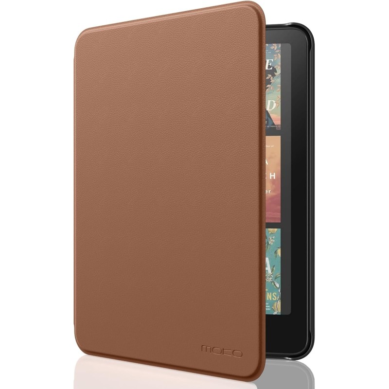 Moko étui compatible avec 7" kindle paperblanc (12th generation-2024) and kindle colorsoft signature edition 2024, etui léger av