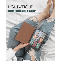 Moko étui compatible avec 7" kindle paperblanc (12th generation-2024) and kindle colorsoft signature edition 2024, etui léger av