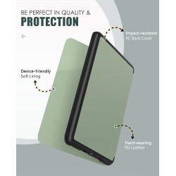 Moko étui compatible avec 7" kindle paperblanc (12th generation-2024) and kindle colorsoft signature edition 2024, etui léger av