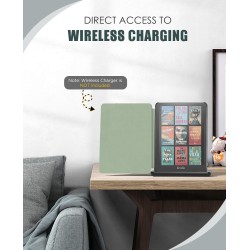 Moko étui compatible avec 7" kindle paperblanc (12th generation-2024) and kindle colorsoft signature edition 2024, etui léger av