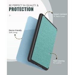 Moko étui compatible avec 7" kindle paperblanc (12th generation-2024) and kindle colorsoft signature edition 2024, etui léger av