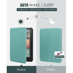 Moko étui compatible avec 7" kindle paperblanc (12th generation-2024) and kindle colorsoft signature edition 2024, etui léger av