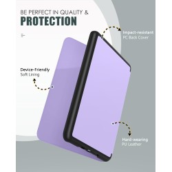 Moko étui compatible avec 7" kindle paperblanc (12th generation-2024) and kindle colorsoft signature edition 2024, etui léger av