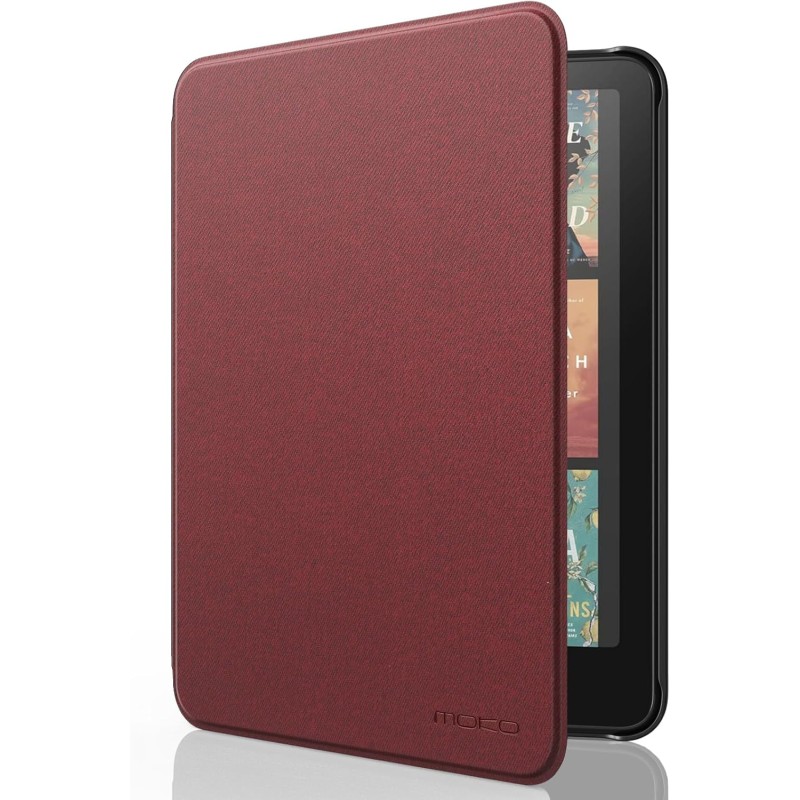 Moko étui compatible avec 7" kindle paperblanc (12th generation-2024) and kindle colorsoft signature edition 2024, etui léger av