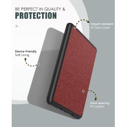 Moko étui compatible avec 7" kindle paperblanc (12th generation-2024) and kindle colorsoft signature edition 2024, etui léger av