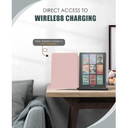 Moko étui compatible avec 7" kindle paperblanc (12th generation-2024) and kindle colorsoft signature edition 2024, etui léger av