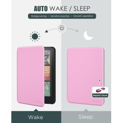 Moko étui compatible avec 7" kindle paperblanc (12th generation-2024) and kindle colorsoft signature edition 2024, etui léger av