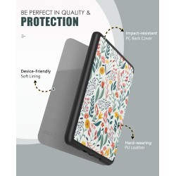 Moko étui compatible avec 7" kindle paperblanc (12th generation-2024) and kindle colorsoft signature edition 2024, etui léger av
