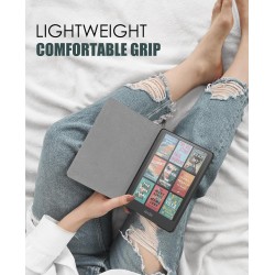 Moko étui compatible avec 7" kindle paperblanc (12th generation-2024) and kindle colorsoft signature edition 2024, etui léger av
