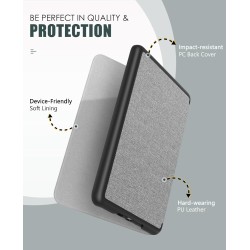 Moko étui compatible avec 7" kindle paperblanc (12th generation-2024) and kindle colorsoft signature edition 2024, etui léger av
