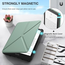 Moko coque pour new 7" kindle paperblanc (12th generation-2024) and kindle colorsoft signature edition 2024, coque verticale en 