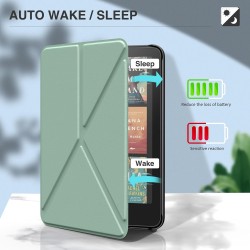 Moko coque pour new 7" kindle paperblanc (12th generation-2024) and kindle colorsoft signature edition 2024, coque verticale en 