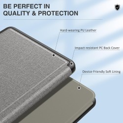 Moko coque pour new 7" kindle paperblanc (12th generation-2024) et kindle colorsoft signature edition 2024, coque verticale en o