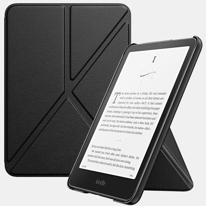 Moko coque pour new 7" kindle paperblanc (12th generation-2024) et kindle colorsoft signature edition 2024, coque verticale en o