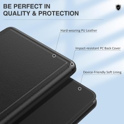 Moko coque pour new 7" kindle paperblanc (12th generation-2024) et kindle colorsoft signature edition 2024, coque verticale en o