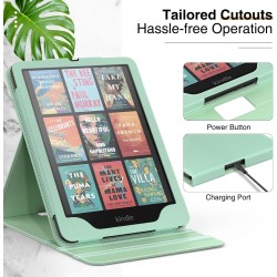 Moko étui pour 7"/6.8" kindle paperblanc (12th/11th gen.,2024/2021)&kindle colorsoft signature edition(1st gen.,2024), coque de 