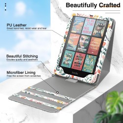 Moko étui pour 7"/6.8" kindle paperblanc (12th/11th gen.,2024/2021)&kindle colorsoft signature edition(1st gen.,2024), coque de 