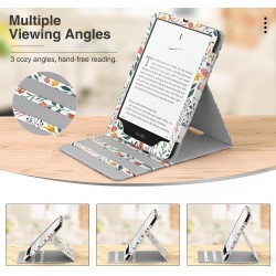 Moko étui pour 7"/6.8" kindle paperblanc (12th/11th gen.,2024/2021)&kindle colorsoft signature edition(1st gen.,2024), coque de 