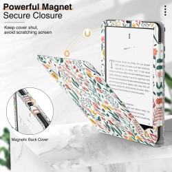 Moko étui pour 7"/6.8" kindle paperblanc (12th/11th gen.,2024/2021)&kindle colorsoft signature edition(1st gen.,2024), coque de 