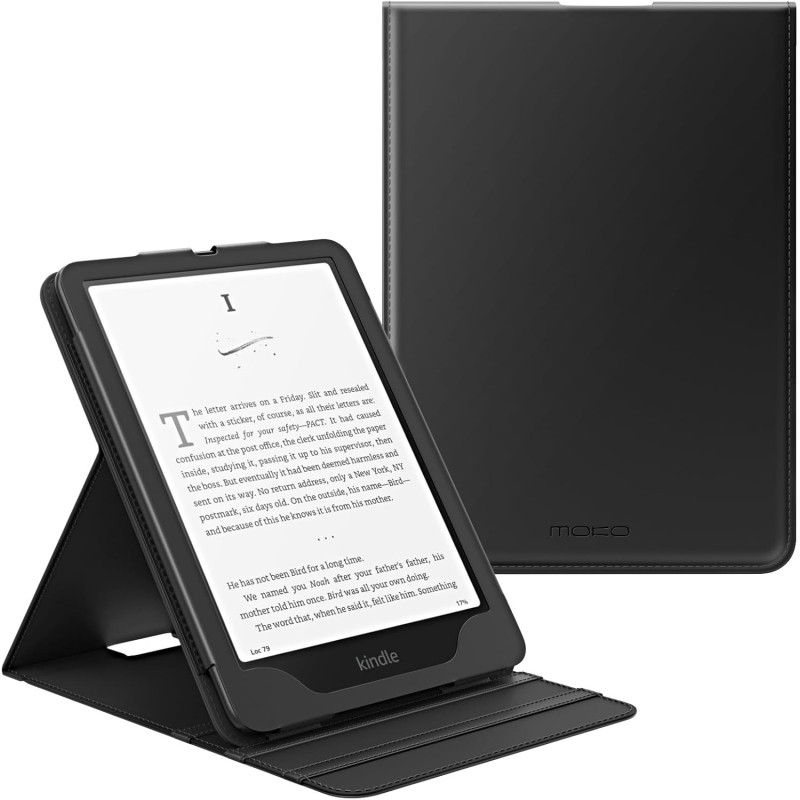 Moko étui pour 7"/6.8" kindle paperblanc (12th/11th gen.,2024/2021)&kindle colorsoft signature edition(1st gen.,2024), coque de 