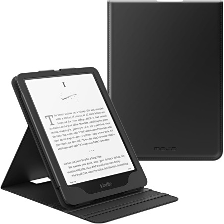 Moko étui pour 7"/6.8" kindle paperblanc (12th/11th gen.,2024/2021)&kindle colorsoft signature edition(1st gen.,2024), coque de 
