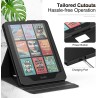 Moko étui pour 7"/6.8" kindle paperblanc (12th/11th gen.,2024/2021)&kindle colorsoft signature edition(1st gen.,2024), coque de 
