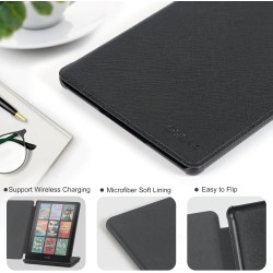 Cobak étui pour 7" kindle paperblanc 2024 (12e génération) et kindle colorsoft signature edition, coque fine et léger, housse ré