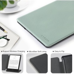 Cobak étui pour 7" kindle paperblanc 2024 (12e génération) et kindle colorsoft signature edition, coque fine et léger, housse ré