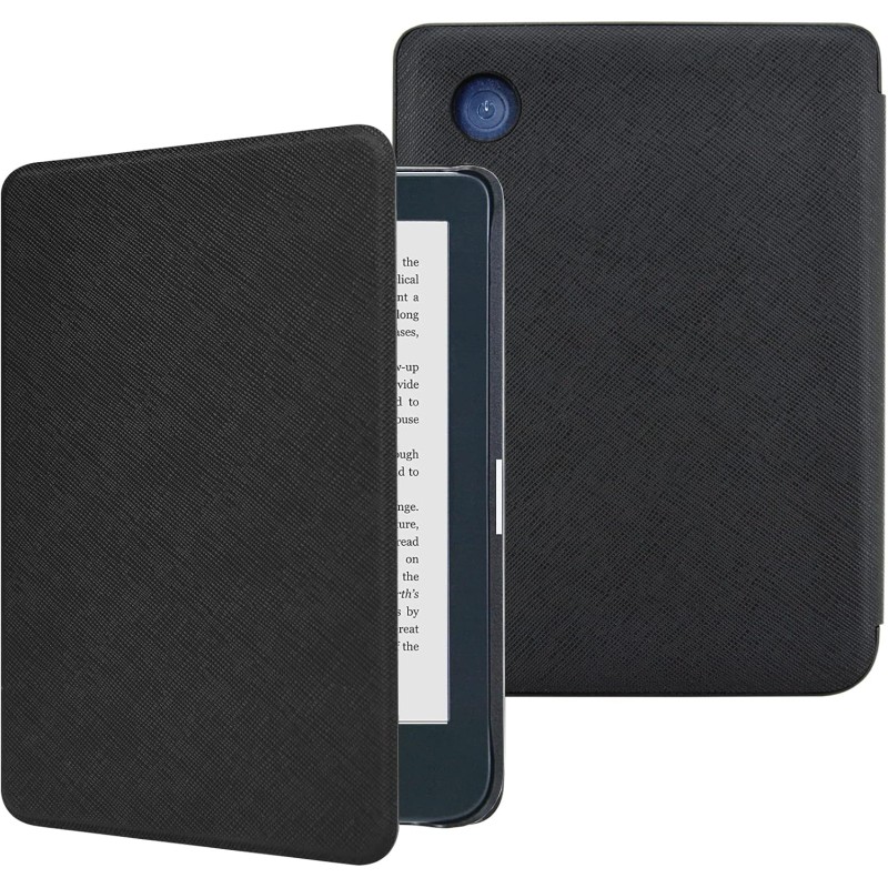 DMluna Étui Slimshell pour Kobo Clara Colour/BW/ 2E, Tolino Shine Colour/Shine 5/4, Coque de Protection Magnétique avec Fonction