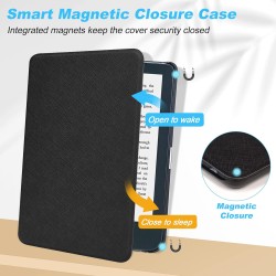 DMluna Étui Slimshell pour Kobo Clara Colour/BW/ 2E, Tolino Shine Colour/Shine 5/4, Coque de Protection Magnétique avec Fonction