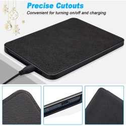 DMluna Étui Slimshell pour Kobo Clara Colour/BW/ 2E, Tolino Shine Colour/Shine 5/4, Coque de Protection Magnétique avec Fonction