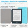 DMluna Étui Slimshell pour Kobo Clara Colour/BW/ 2E, Tolino Shine Colour/Shine 5/4, Coque de Protection Magnétique avec Fonction