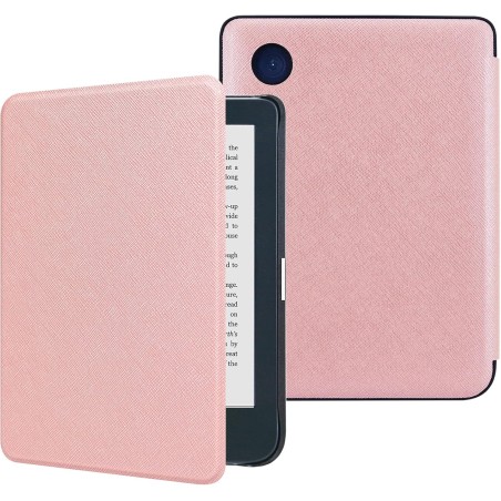 DMluna Étui Slimshell pour Kobo Clara Colour/BW/ 2E, Tolino Shine Colour/Shine 5/4, Coque de Protection Magnétique avec Fonction