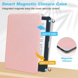 DMluna Étui Slimshell pour Kobo Clara Colour/BW/ 2E, Tolino Shine Colour/Shine 5/4, Coque de Protection Magnétique avec Fonction