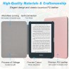 DMluna Étui Slimshell pour Kobo Clara Colour/BW/ 2E, Tolino Shine Colour/Shine 5/4, Coque de Protection Magnétique avec Fonction