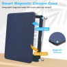 DMluna Étui Slimshell pour Kobo Clara Colour/BW/ 2E, Tolino Shine Colour/Shine 5/4, Coque de Protection Magnétique avec Fonction