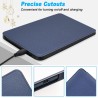 DMluna Étui Slimshell pour Kobo Clara Colour/BW/ 2E, Tolino Shine Colour/Shine 5/4, Coque de Protection Magnétique avec Fonction