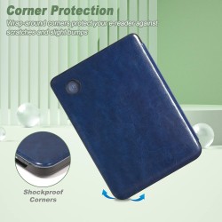 DMluna Étui Slimshell pour Kobo Clara Colour/ BW/ 2E, Tolino Shine Colour/Shine 5/4, Coque de Protection Magnétique avec Fonctio