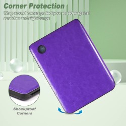 DMluna Étui Slimshell pour Kobo Clara Colour/BW/ 2E, Tolino Shine Colour/Shine 5/4, Coque de Protection Magnétique avec Fonction